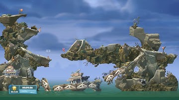 Worms W.M.D : Shotgun training World Record (Xbox)