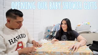 UNBOXING OUR BABY SHOWER GIFTS 😭✨🤍