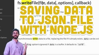 8.5: Saving Data to JSON File with Node.js - Programming from A to Z