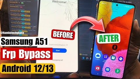 SAMSUNG A51 FRP Bypass (Android 12/13) EASY 2024 Method (They Don