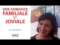 Vae  une ambiance familiale et joviale  par la candidate julie fallon   2023