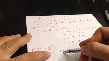 Inverse function and logarithms : function and models