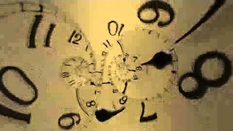 Droste effect on Clock