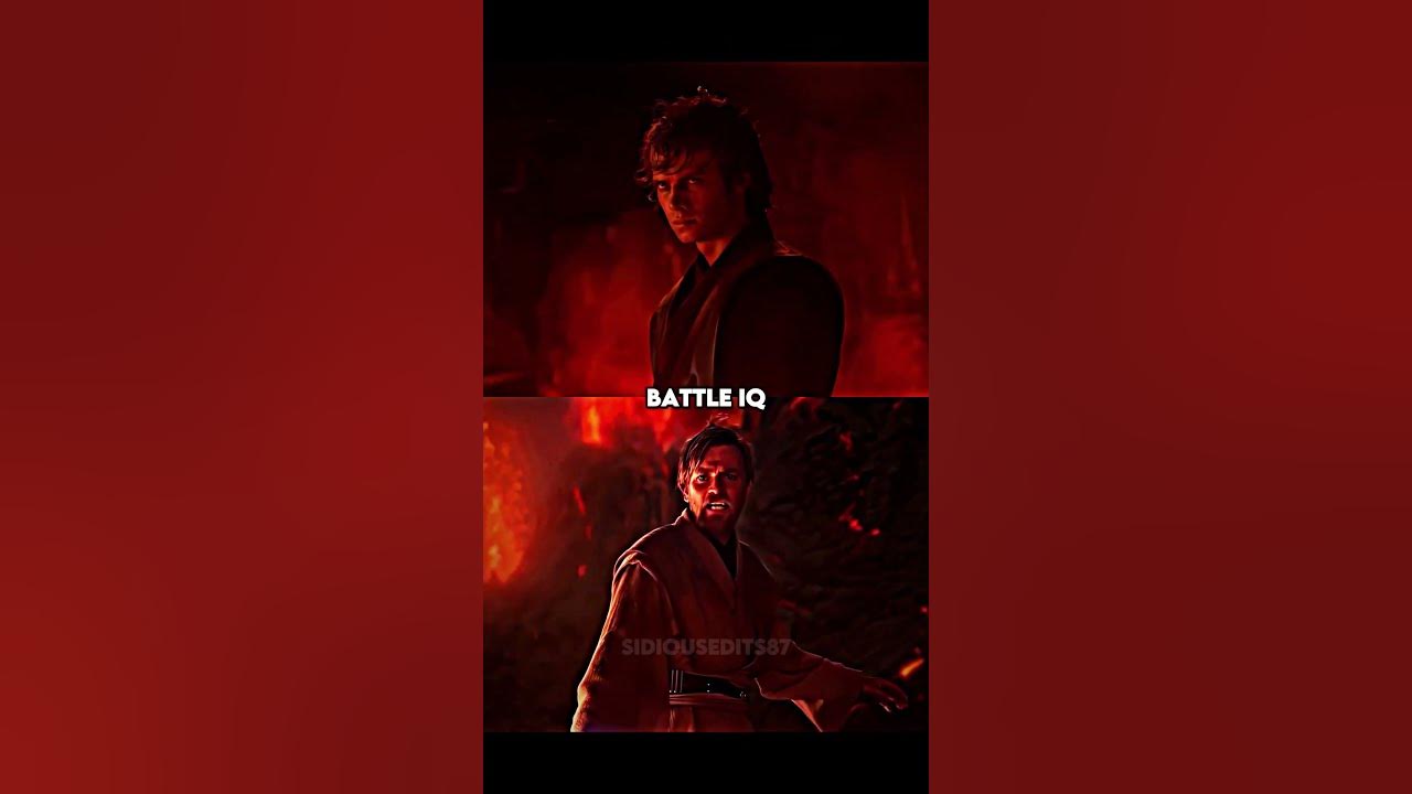 Knightfall Vader (Pre-Conflict) vs Obi-Wan Kenobi (Mustafar) | #shorts #edit #starwars