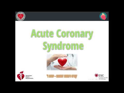 Acute Coronary Syndrome חלק 1 - התייצגות קלינית (התקף לב, סימנים וסימפטומים)