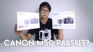 Kamera Canon EOS M50 PALSU?? Review Kamera M50 Asli vs Palsu