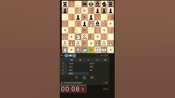 Chess match 15 sec. fast chess tournament vs 1575 elo opponent
