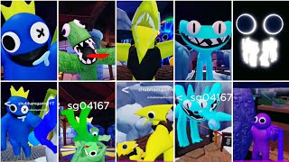 Rainbow Friends 2 All Monsters Vs Character In Normal Vs Camera View Jumpscares