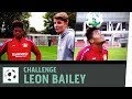 Dribbel-Duell vs. Leon Bailey | Bayer 04 Leverkusen | Fußball-Challenge | Kickbox
