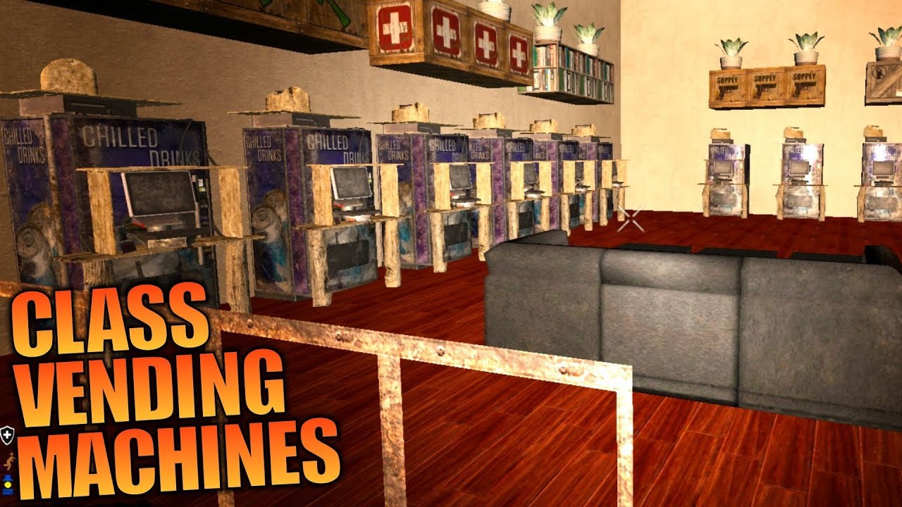 CLASS VENDING MACHINES WotW MOD 7 Days to Die Let's Play Gameplay