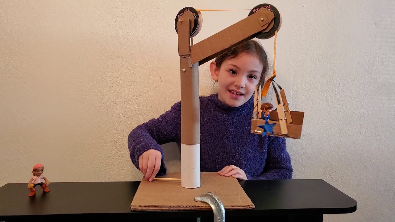 Cammies 4th grade simple machine project - YouTube