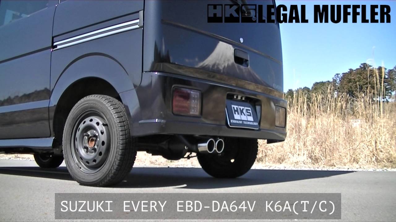 SUZUKI EVERY EBD DAV HKS LEGAL Muffler