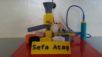 Otomatik olarak renkleri ayırıp paketleyen arduino robot projesi