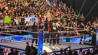 ROMAN REIGNS (THE BLOODLINE) ENTRANCE LIVE ON SMACKDOWN!