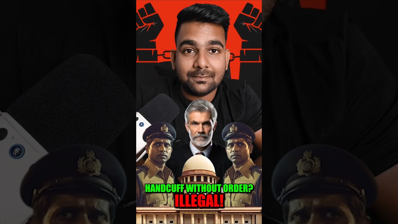 Police Handcuff Rule in India 🚔 | BNSS + Supreme Court Judgment