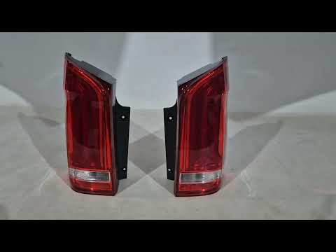 Задние фонари LED (для Vito, комплект 2 шт) для мерседес Vito/V-class W447 2014- гг, видео 1