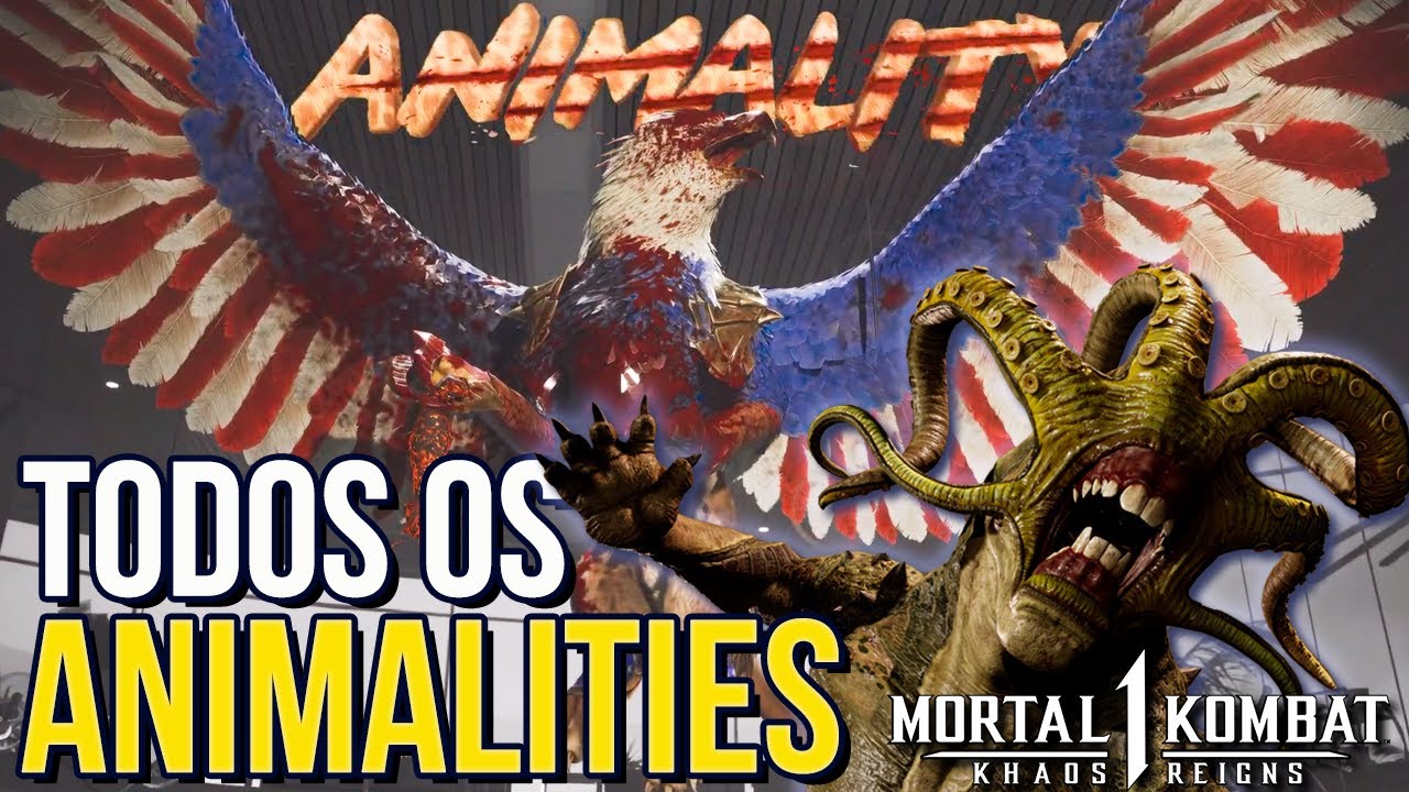Todos os Animalities de Mortal Kombat 1 - YouTube