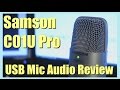 Best Budget USB Condensor Mic | Samson C01U Pro | Audio Review