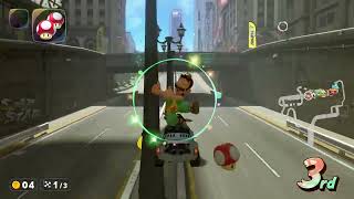 Crown City | only Blue Shell, Kamek, Triple Mushrooms [Luigi Baby Blooper] Mario Kart World #dvo