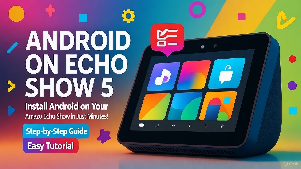 Install Android on Amazon Echo Show 5 Gen 1 - YouTube