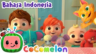 Lima Hewan Kecil | CoComelon Indonesia | Lagu Anak Anak | Nursery Rhymes indonesia