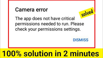 🚨The app does not have critical permissions needed to run. Please check your permissions settings🤬