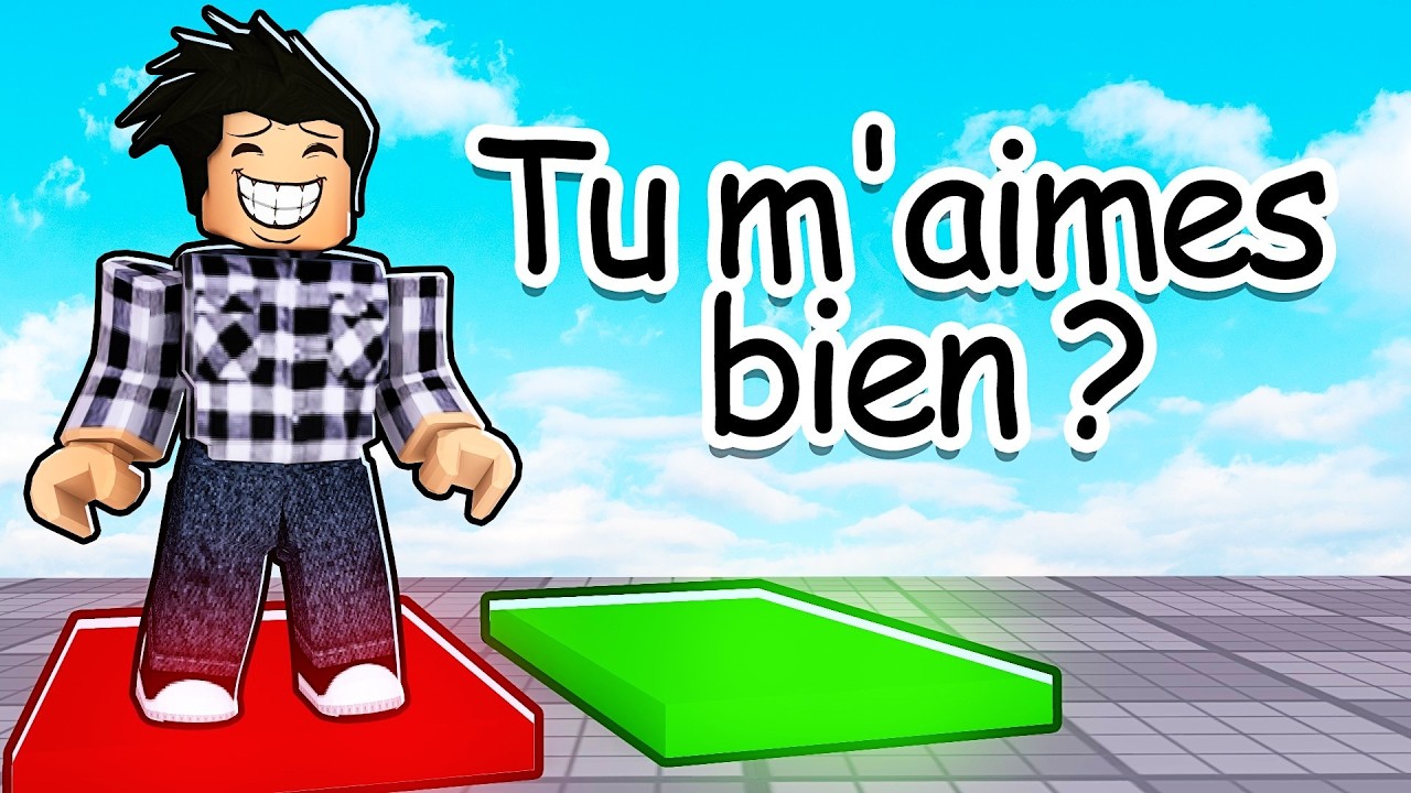 CE JEU ROBLOX M'A POSÉ DES QUESTIONS DIFFICILES (A Simple Puzzle Game)