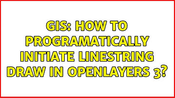 GIS: How to programatically initiate LineString Draw in OpenLayers 3?
