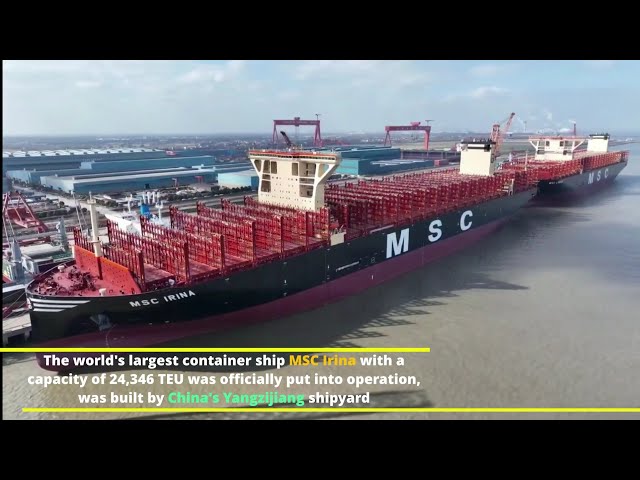 MSC Irina - The world's largest container ship class=