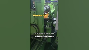 Titanium TA1(Gr1)  Coils 0.4mm Slitting to customized size YJGF #titanium #titaniumsupplier