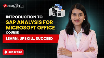 Introduction to SAP Analysis for Microsoft Office Course | ZaranTech
