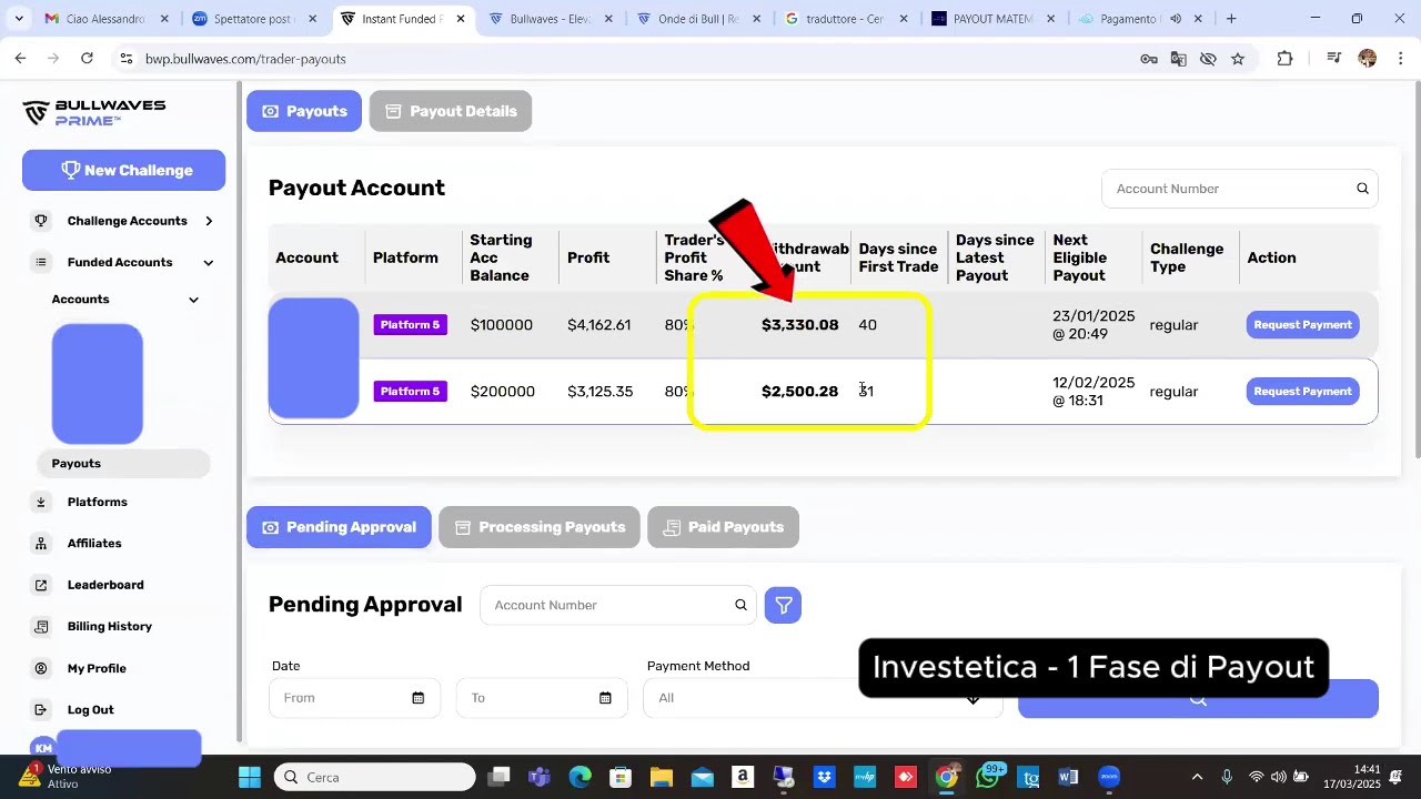 RICHIESTA DI PAYOUT IN DIRETTA! 🚀