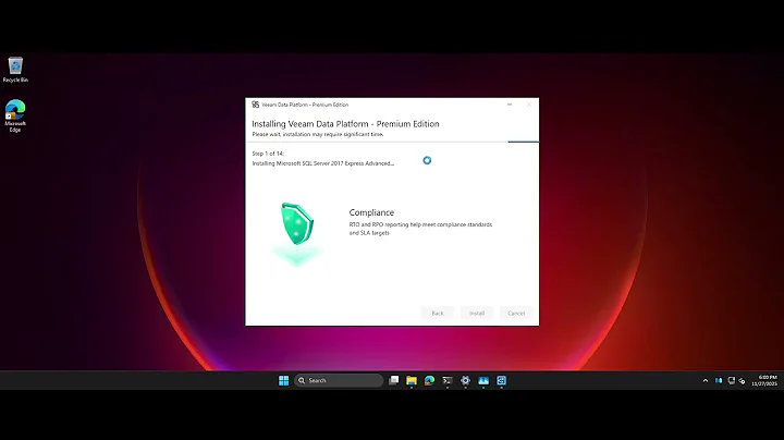 Veeam Data Platform 13 Premium Edition Installation