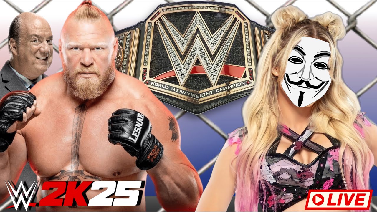 🔴 LIVE WWE 2K25 |BROCK LEASNER VS ????  | EPIC FIGHTS| The Don Gaming Zone🔥