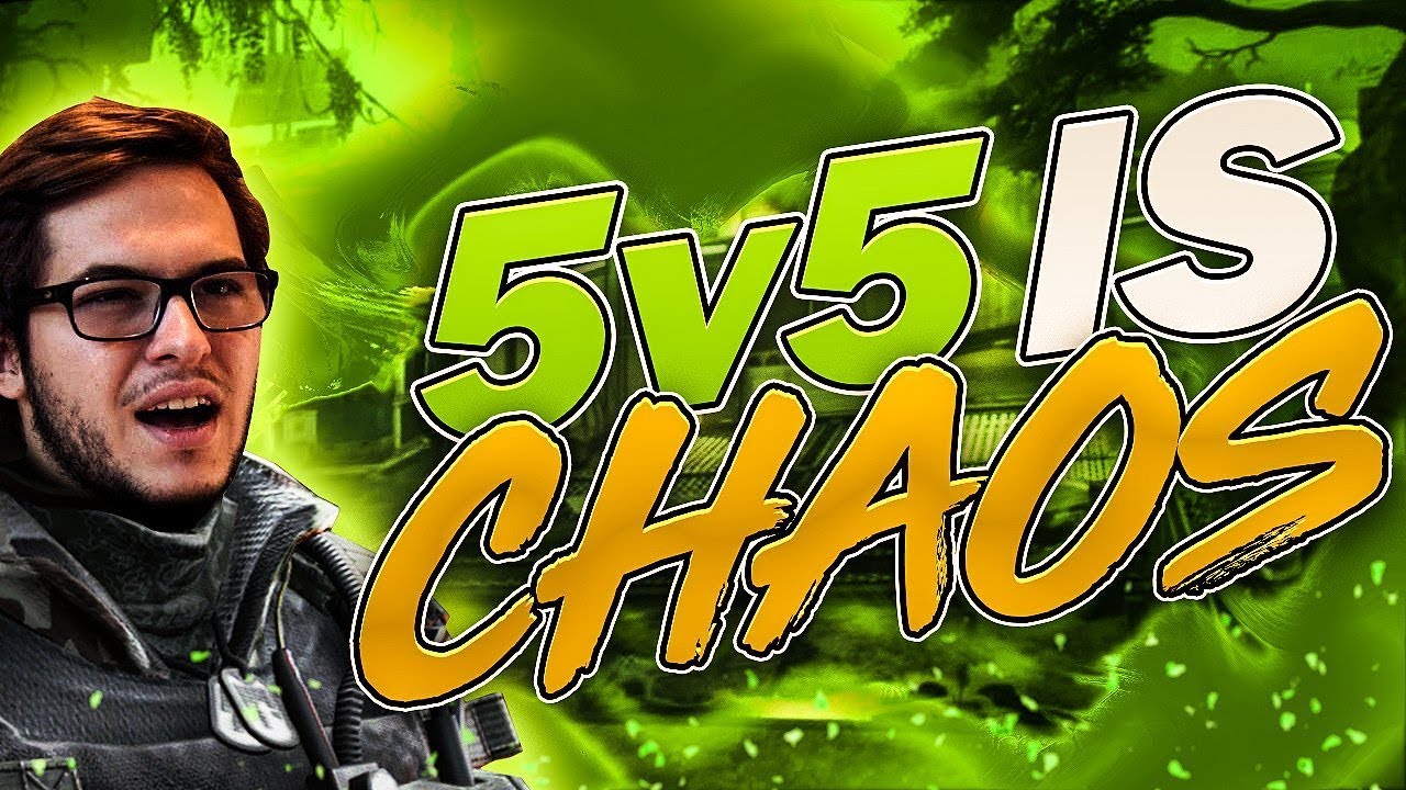 5V5 IN THIS GAME IS CHAOS!! PRO HARDPOINT! (COD: BO4)