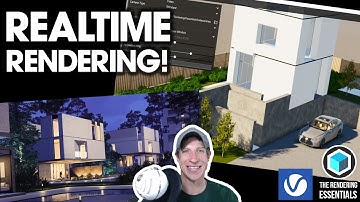 Real-Time Rendering IN VRAY for SketchUp with Vray Vision! (Detailed Tutorial)
