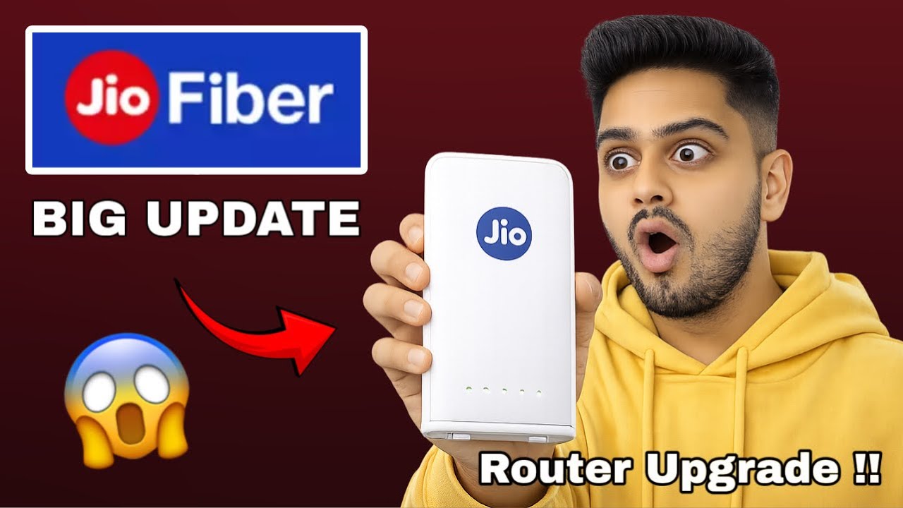 Jio fiber new router upgrade | Wifi 6ghz band in jio fiber | Jio fiber ...