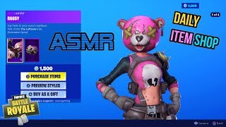 ASMR | Fortnite NEW Ragsy Skin and Snack Attackers tool! Daily Item Shop 🎮🎧Relaxing Whispering😴💤 screenshot 5