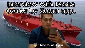 Interview with Korea Owner by Zoom App.
