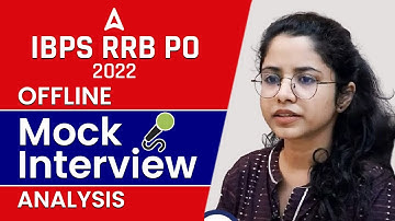 IBPS RRB PO OFFLINE Mock Interview Analysis | Adda247