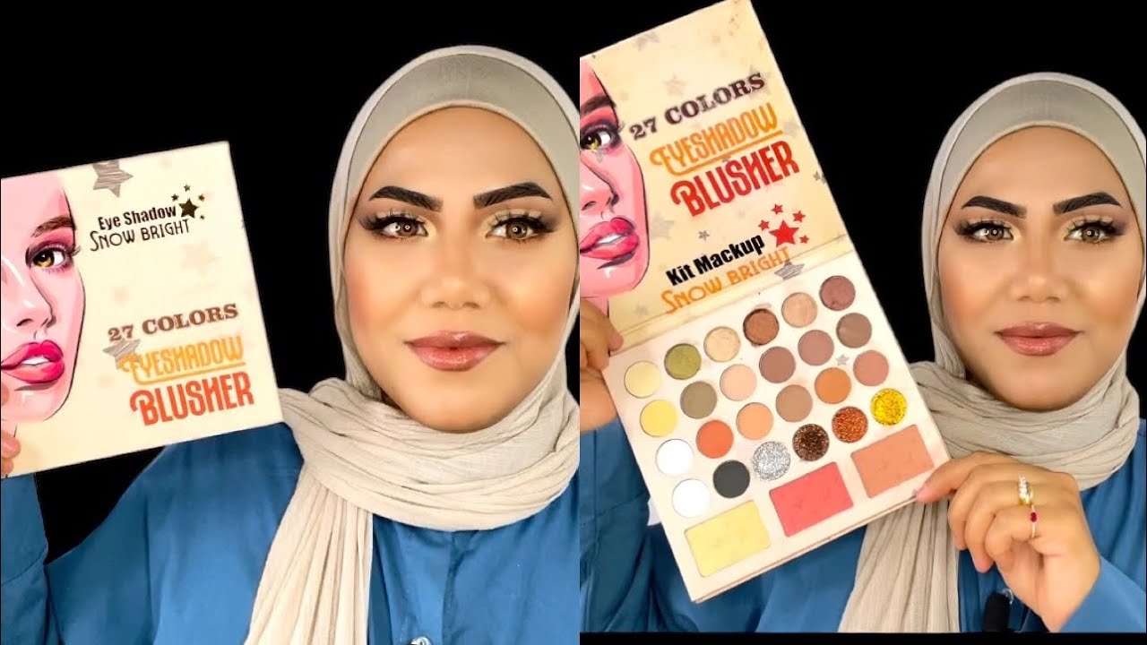 هنجرب باليت ايشادو snow Bright فيها ايشادو وبلاشر وهايلايترسعرها اقل من ١٠٠ ج 💥💥💥💥