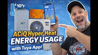 ACiQ - HOW MANY WATTS?? Extreme (Hyper) Heat Heat Pump Energy Monitor in 10°F Winter