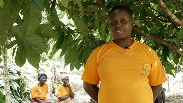 Meet Rosine Bekoin, a Fairtrade Cocoa Farmer in the Ivory Coast