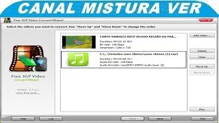 Como transforma video em 3gp,mp4,mp3 pra celular simples no Free 3GP Video Convert Wizard screenshot 4