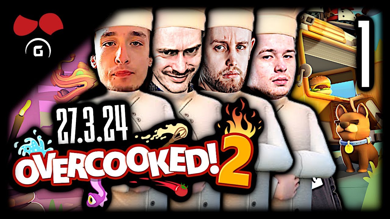 Vařila myšička kašičku 😈 Overcooked 2 | #1 | 27.3.2024 | @TheAgraelus @FlyGunCZ @HaiseT @Herdyn
