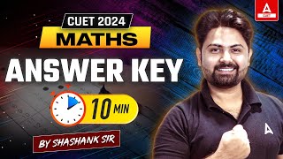 CUET Maths Answer Key 2024 | CUET Paper Analysis ✅ by CUET Adda247 33,384 views 3 days ago 12 minutes, 40 seconds