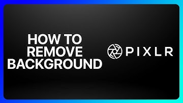 How To Remove Background In Pixlr Tutorial