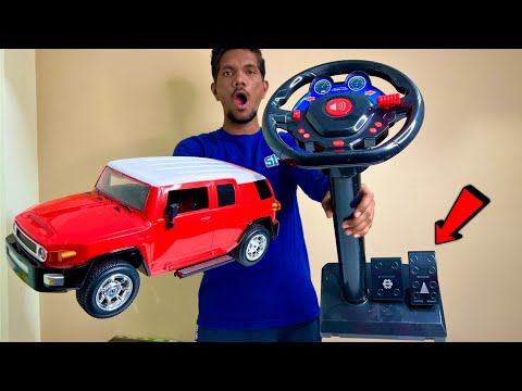 Real Simulation RC Car With Real Steering & Padels Unboxing - Chatpat toy tv