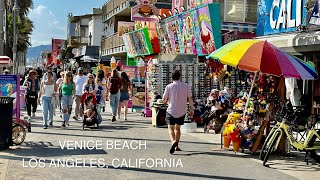 [4K] Venice Beach | Los Angeles, California |Tuesday Walk Tour, Sunny Day, Part [1]فينيس بيتش