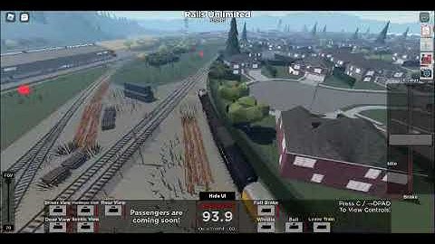 HOW TO GET DISCOVER THE MYSTERIUS UFO BADGE IN ROBLOX RAIL UNLIMITED